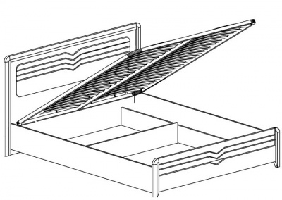Кровать с подъемным механизмом Фьорд №156